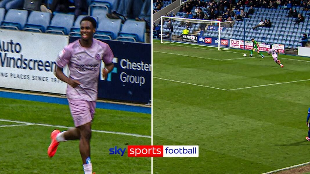 Chesterfield 2-3 Shrewsbury: Keeper’s back-pass HOWLER gifts Trey Ogunsuyi goal