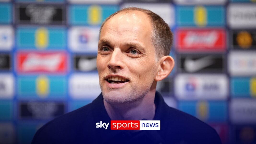 England head coach Thomas Tuchel explains his 35-man squad selection