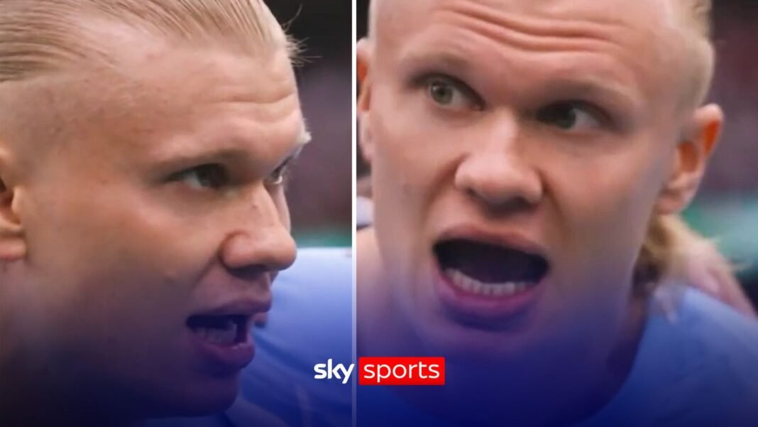 NEW FOOTAGE! Haaland gives fiery pre-match team talk ahead of League Cup final!
