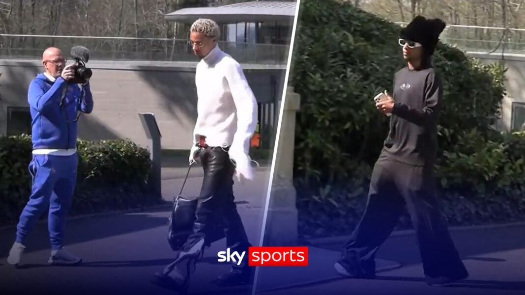 Hugo Ekitike and Michael Olise steal the show in stylish arrivals for international duty!