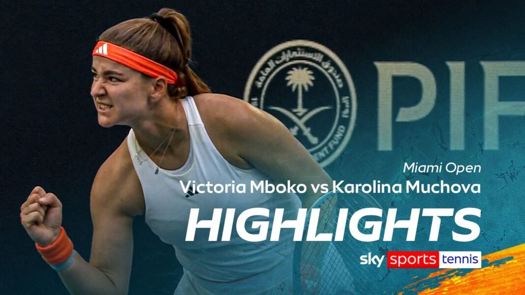 Victoria Mboko vs Karolina Muchova | Miami Open highlights