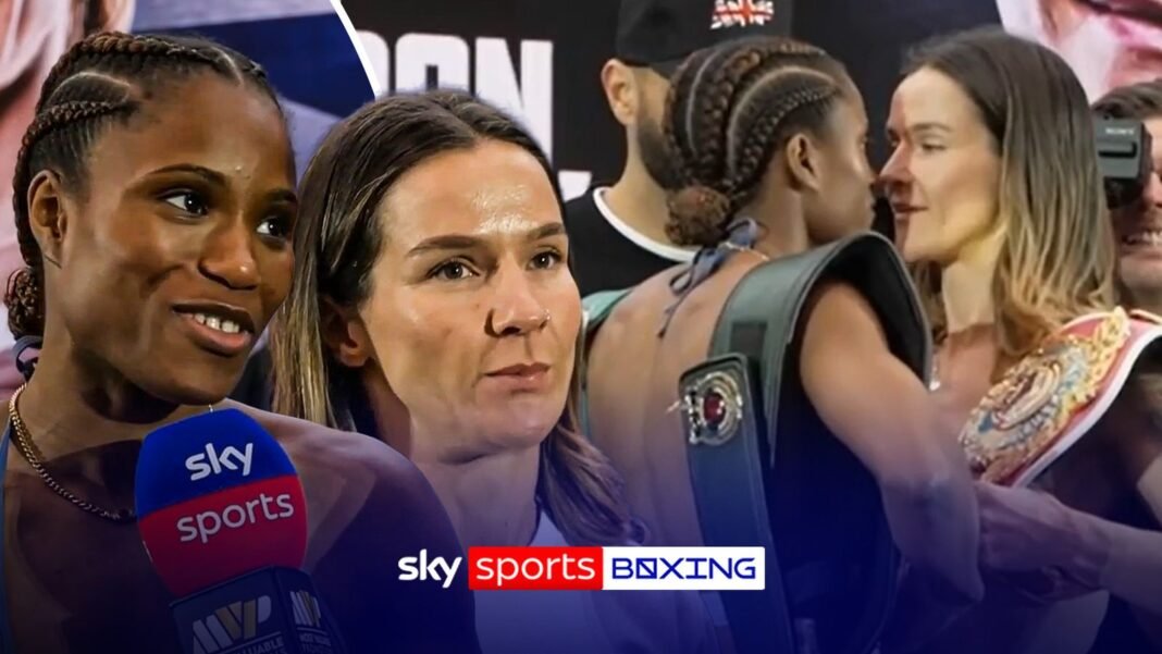 Caroline Dubois-Terri Harper exchange words in HEATED final face-off!
