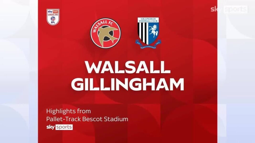 Walsall 2-2 Gillingham | League Two highlights