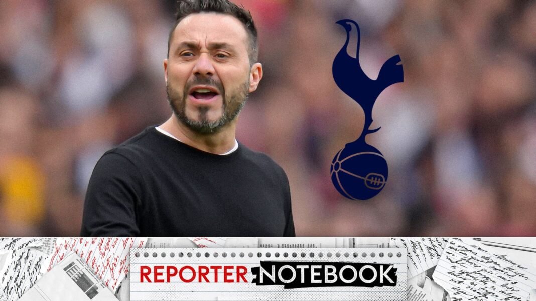 Roberto De Zerbi: How new Tottenham boss could line up in first game in charge against Sunderland