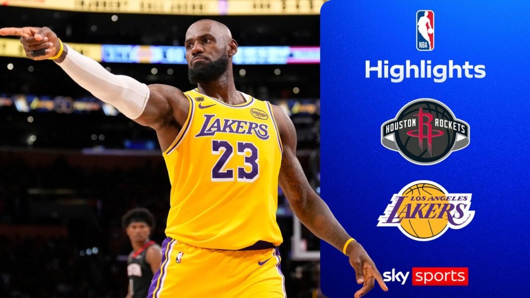 NBA Playoffs: LeBron James makes MORE history as LA Lakers edge Houston Rockets