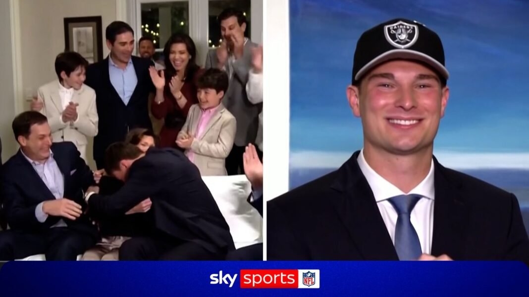 NFL Draft 2026: Raiders select Mendoza as No 1 pick