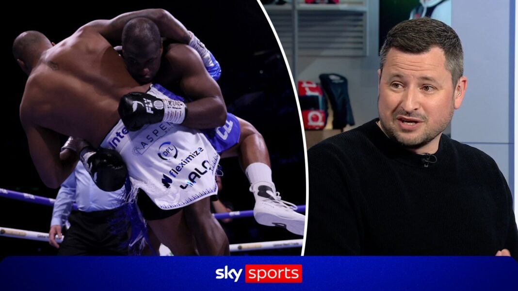Explained: Why Wardley’s team are ‘disappointed’ with officiating after ‘illegal blows’ in Dubois loss