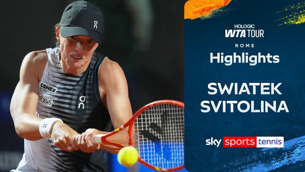 Iga Swiatek vs Elina Svitolina | Italian Open highlights