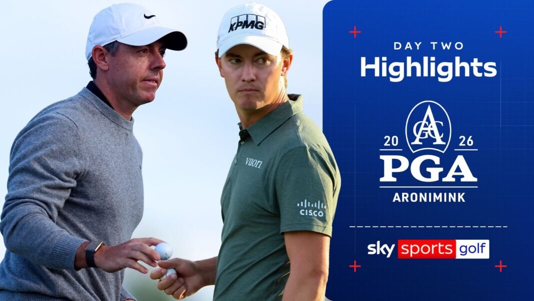 McIlroy back in contention at PGA Championship with McNealy, Smalley leading