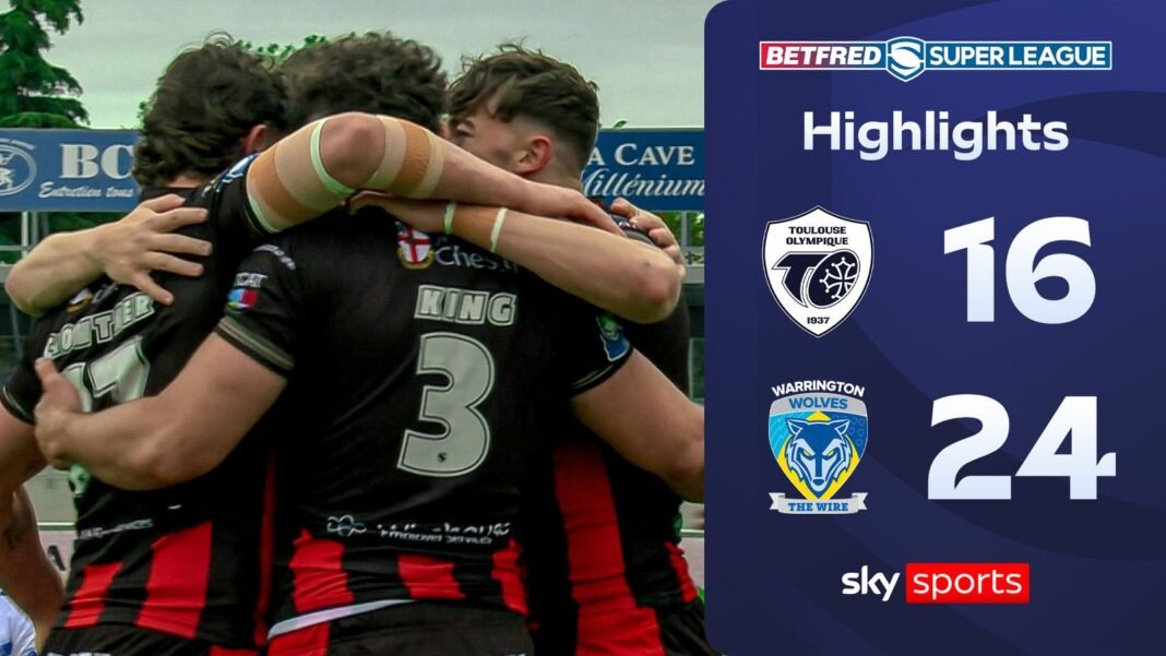 Toulouse Olympique 16-24 Warrington Wolves | Betfred Super League highlights