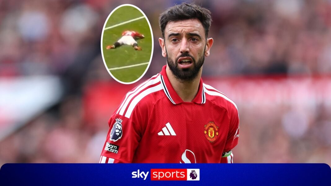 Bruno Fernandes’ hilarious reaction after Bryan Mbeumo denies him of crucial assist!