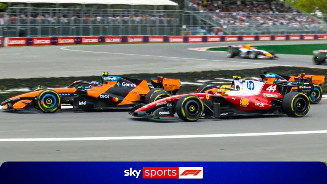 Canadian Grand Prix: Russell has perfect start as Hamilton overtakes Piastri!