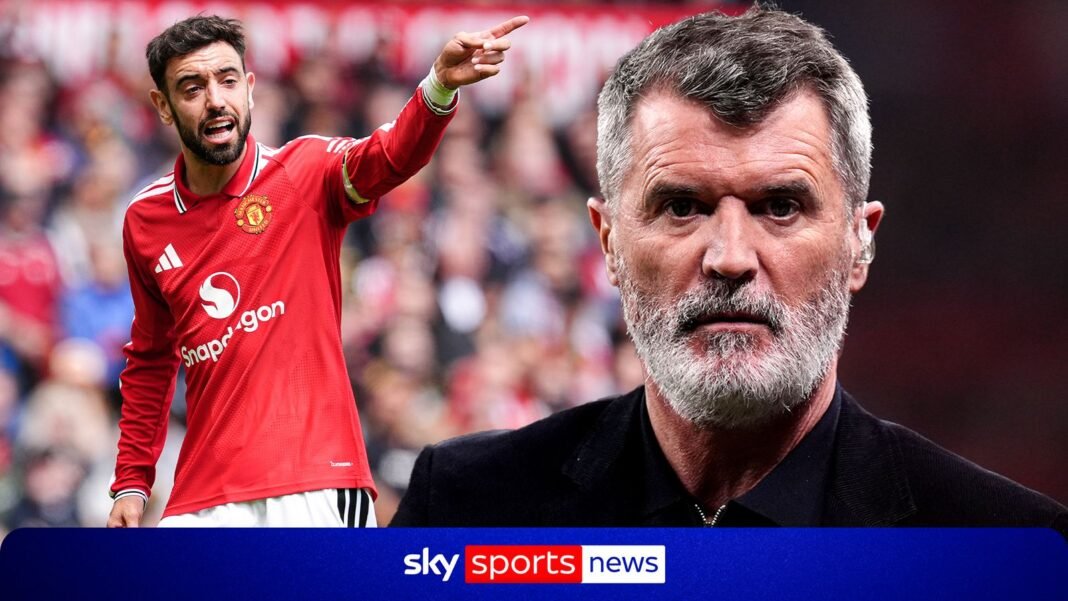 Roy Keane and Bruno Fernandes involved in row over Premier League assists record