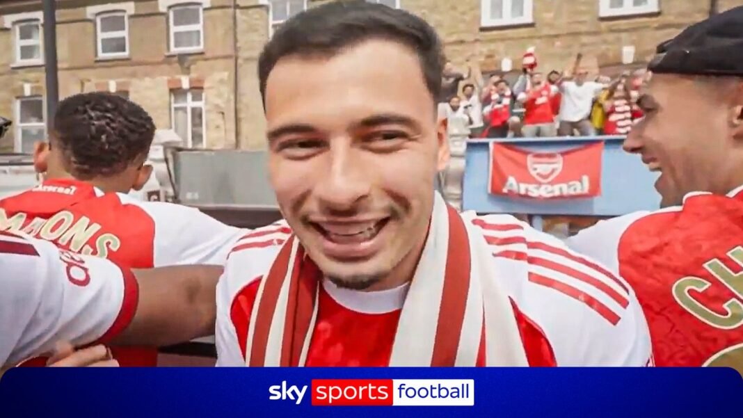 Gabriel Martinelli: ‘No words to describe’ Arsenal’s trophy parade!
