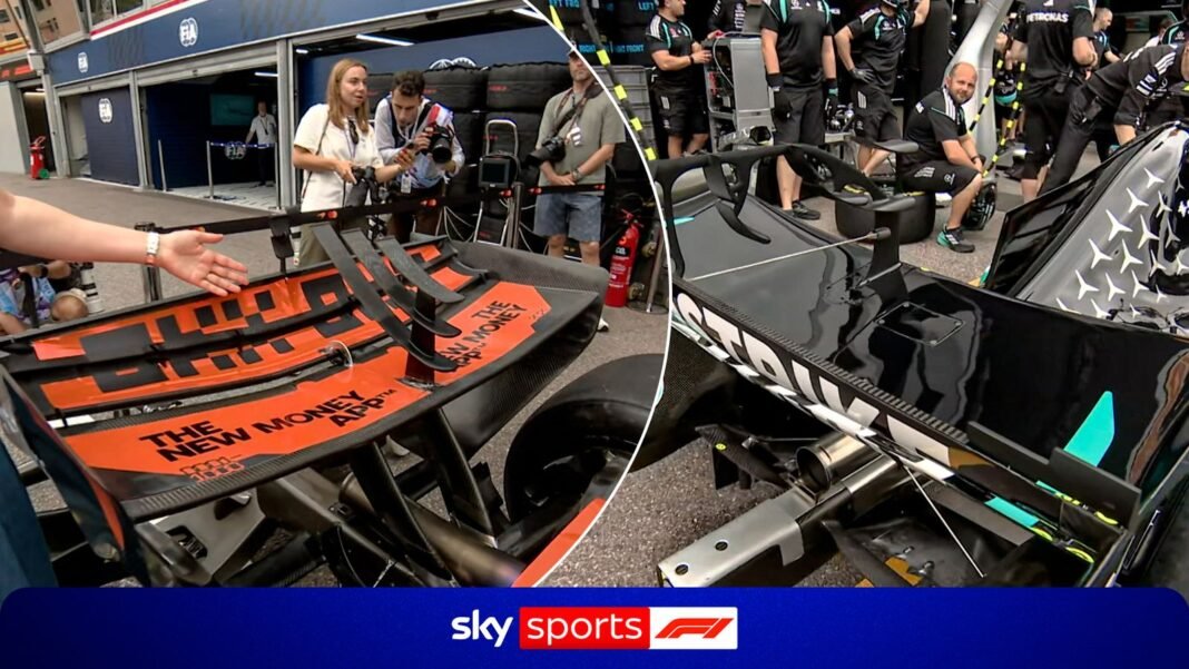 Monaco GP: McLaren, Mercedes upgrades see the debut of new rear wing