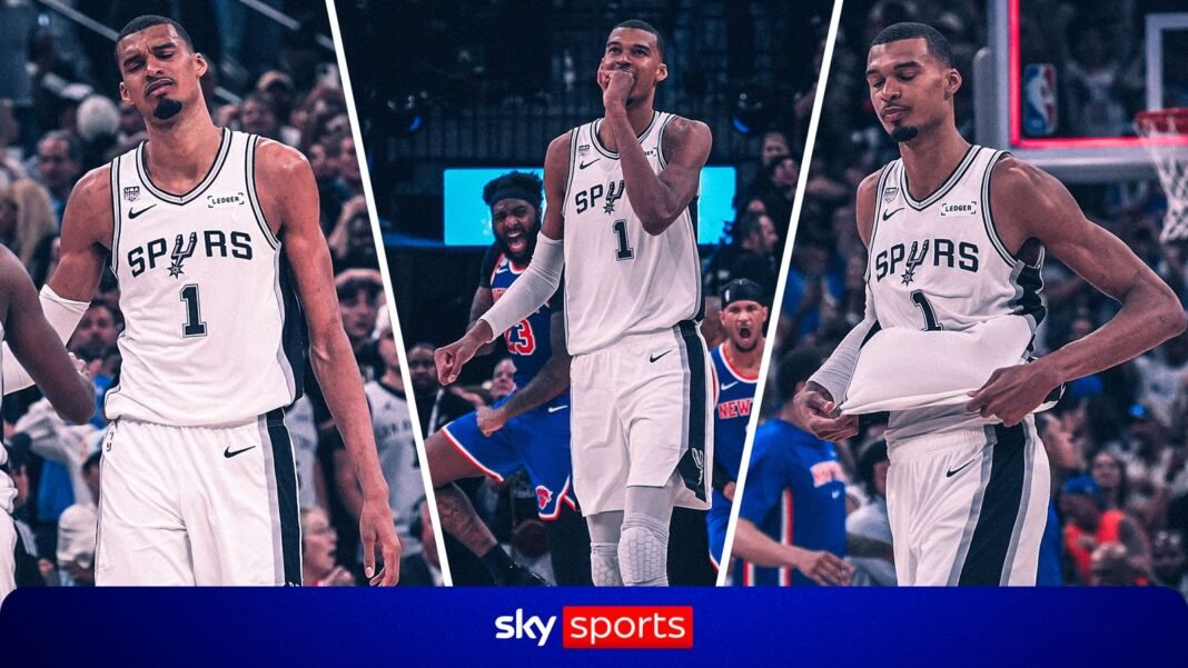 NBA: AGONY for Spurs’ Victor Wembanyama as Knicks win Game 2 after epic ending!