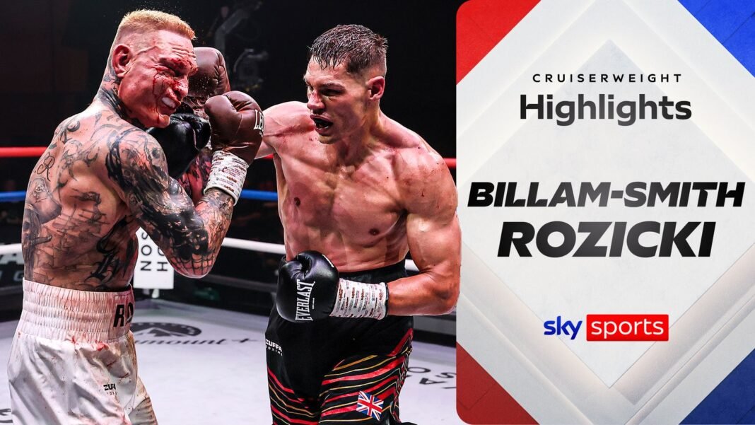Highlights | Billam-Smith secures TKO win over Rozicki in EPIC battle