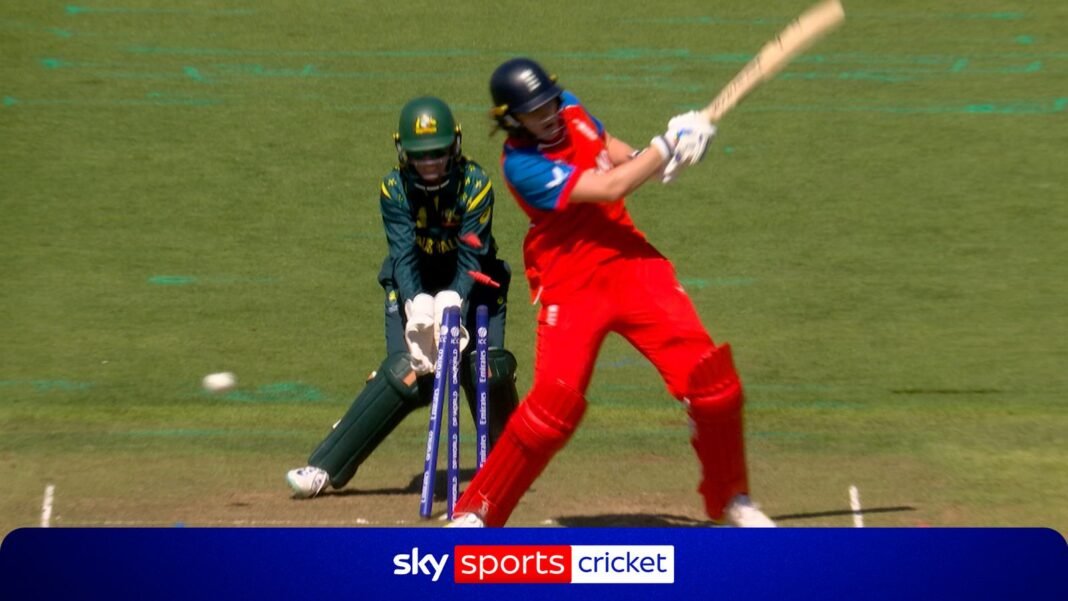 Big wicket! Nat Sciver-Brunt lasts seven balls on return