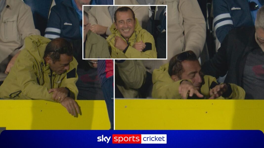 Vitality Blast: Commentators left in stitches as fan takes a tumble