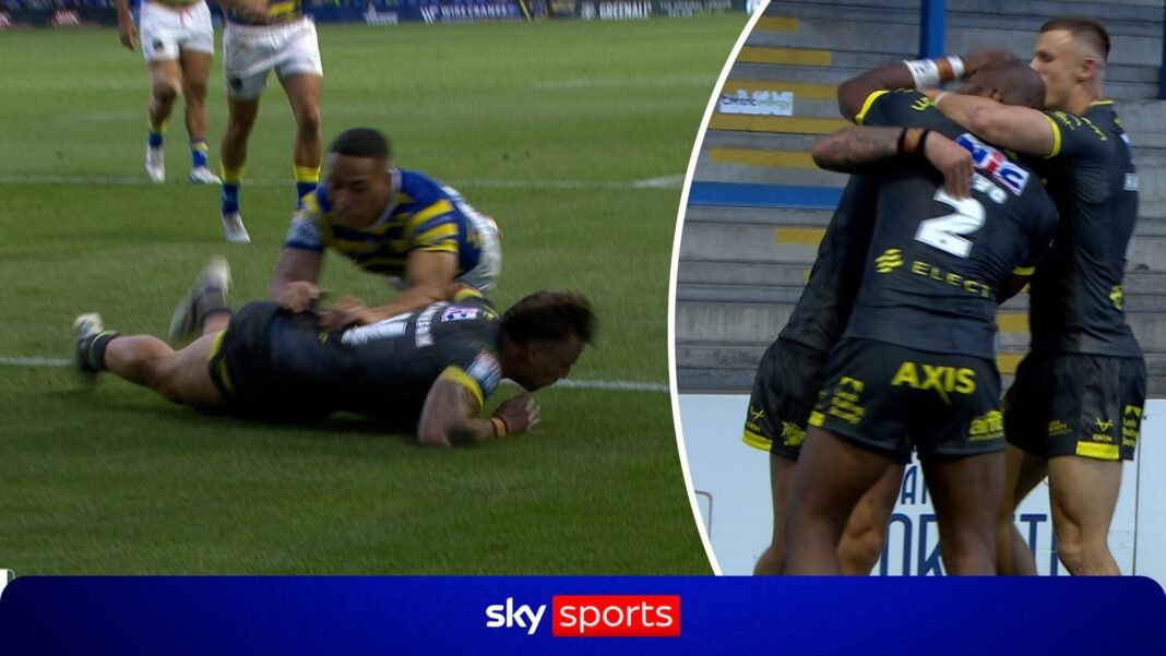Chris Hankinson try gets Rhinos off to flying second half start!