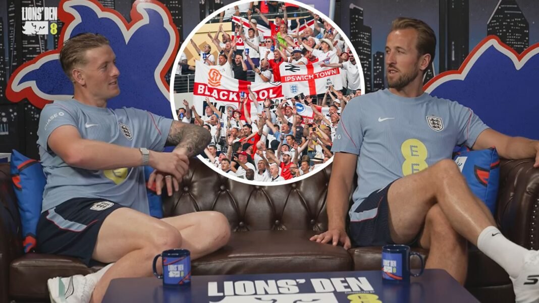 Jordan Pickford and Harry Kane on special connection with England fans