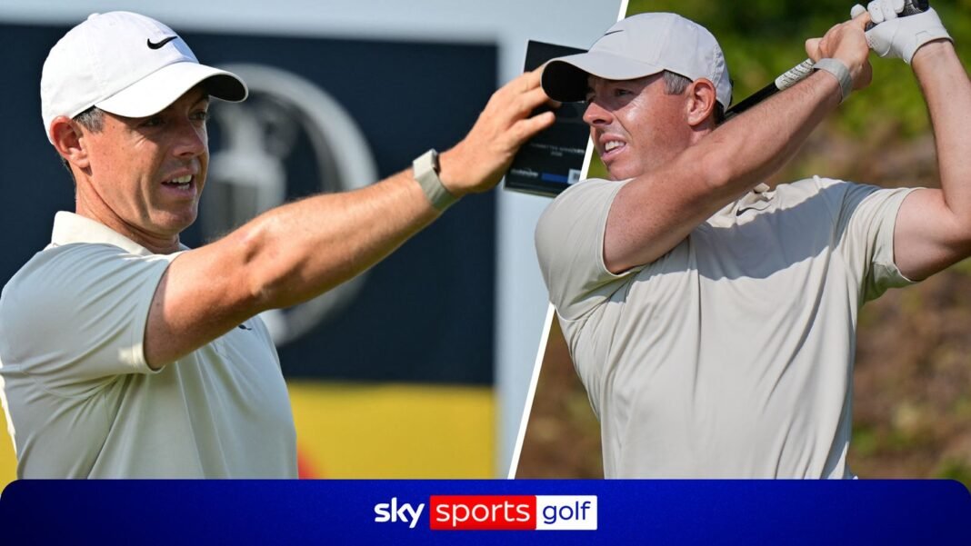 ‘Oh my goodness…it’s 415 yards today!’ | McIlroy bombs HUGE drive to reach ninth green!