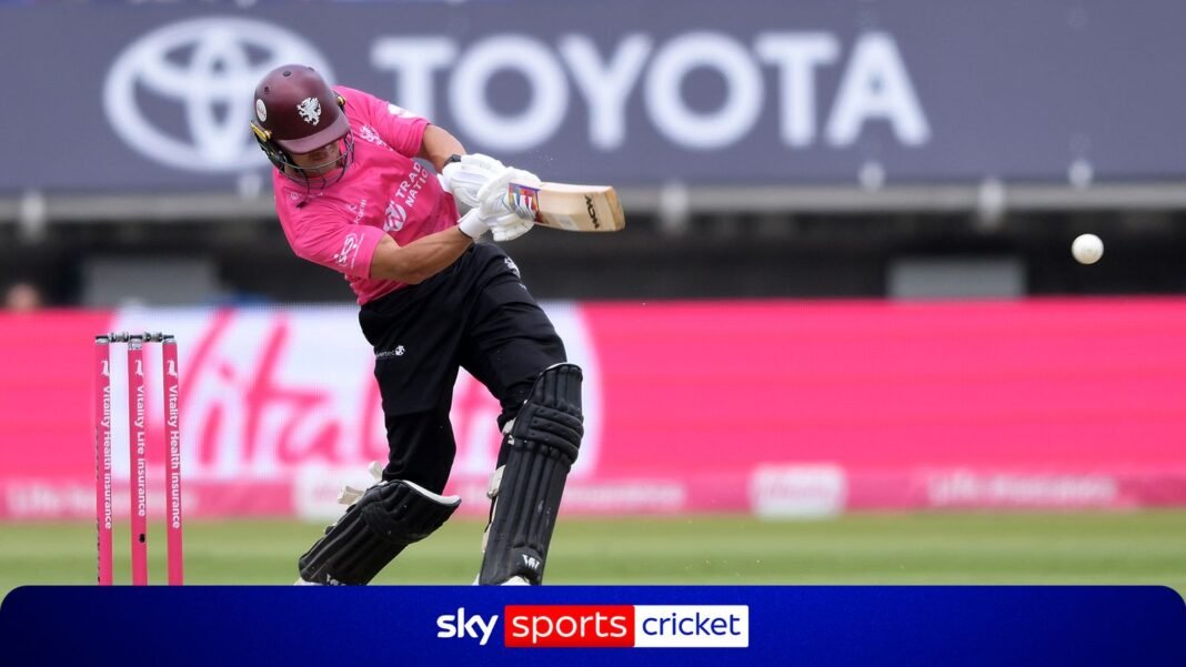 Vitality Blast: Smeed smashes 28 in an over for Somerset!