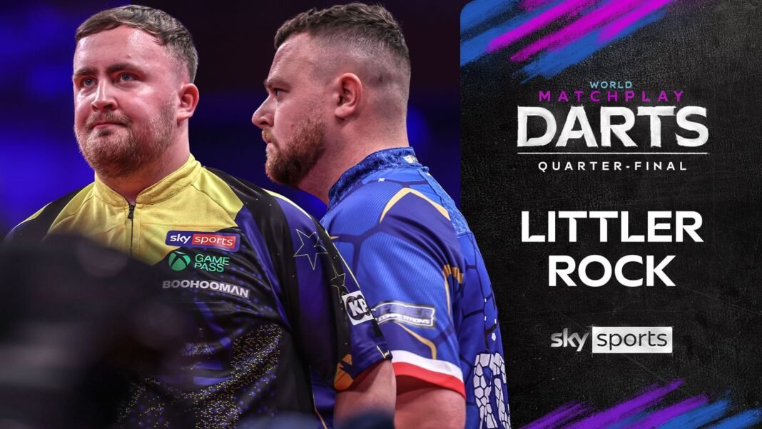 Ruthless Littler dominates Rock to race into World Matchplay semis