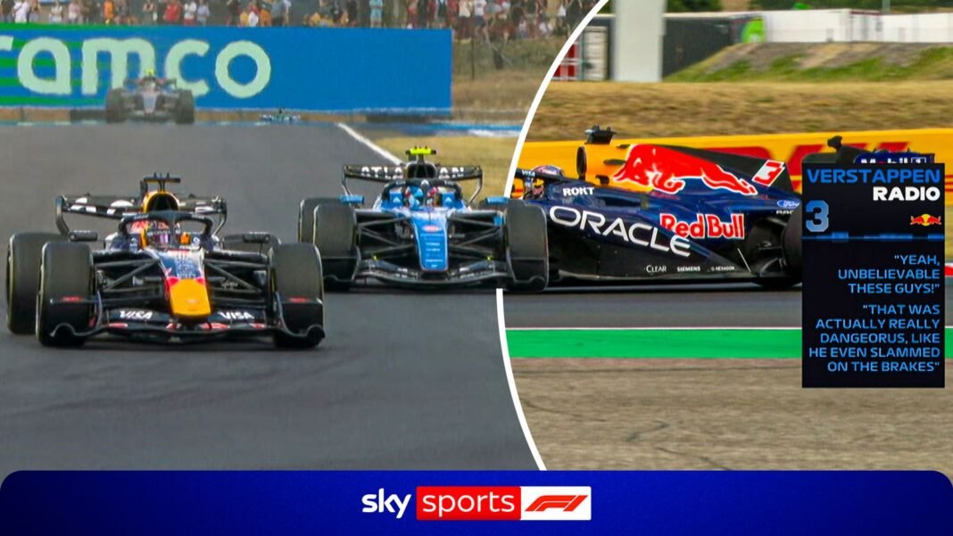 Hungarian GP: Max Verstappen fumes at Carlos Sainz after ‘dangerous’ quick lap block
