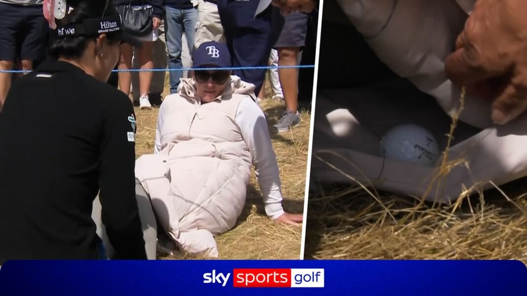 AIG Women’s Open: Lydia Ko’s ball gets lost in patron’s coat! | Golf News | Sky Sports