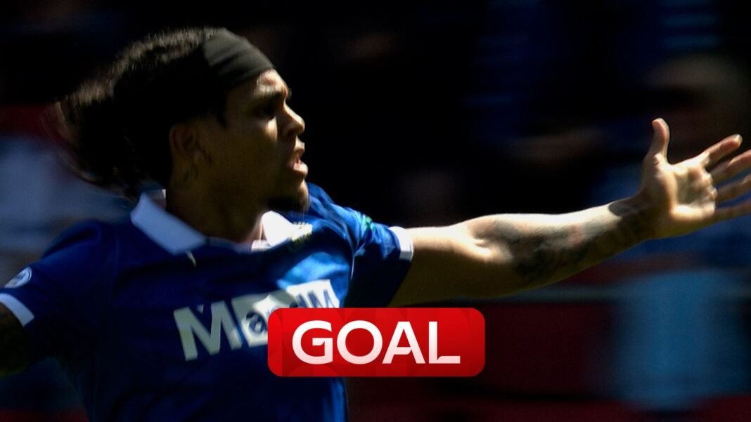 Josh Fowler scores to put St. Johnstone ahead against Kilmarnock