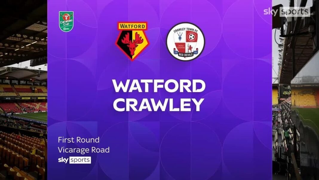 Watford 1-0 Crawley Town | Carabao Cup highlights