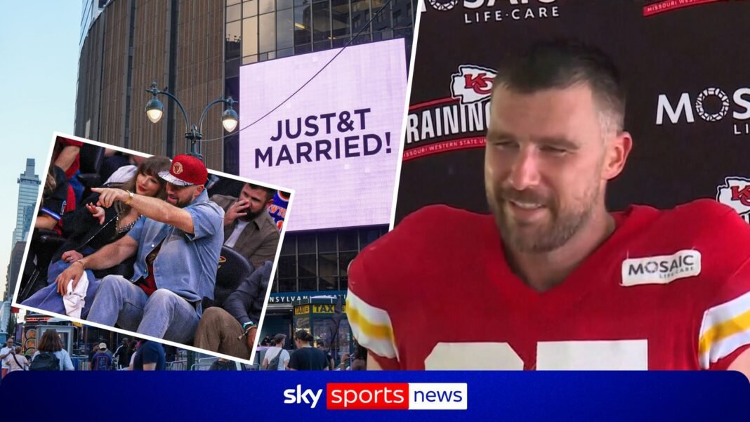 Travis Kelce reveals Taylor Swift wedding details