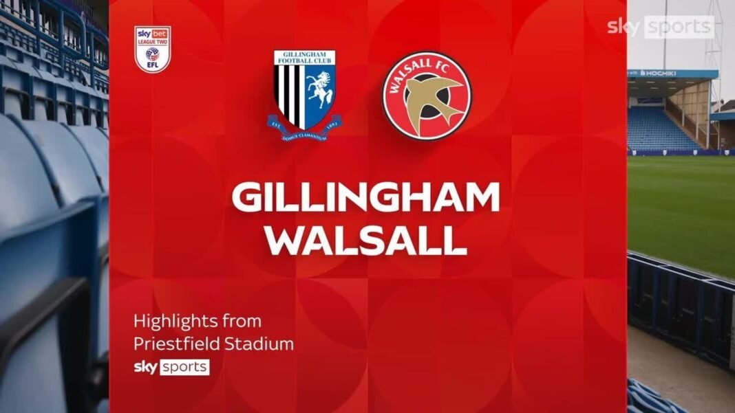Gillingham 0-3 Walsall | League Two highlights