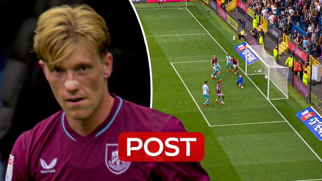 Burnley vs West Ham: Zian Flemming heads onto the post as they edge closer to equaliser!