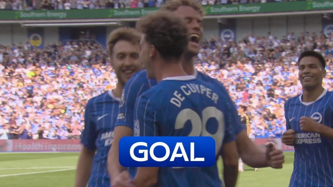 Brighton vs Aston Villa: Maxim De Cuyper doubles Seagulls’ lead inside 20 minutes at The Amex
