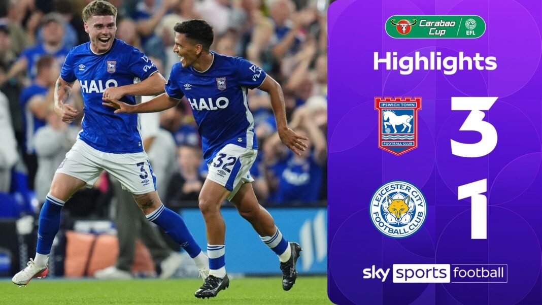Ipswich 3-1 Leicester | Carabao Cup Highlights