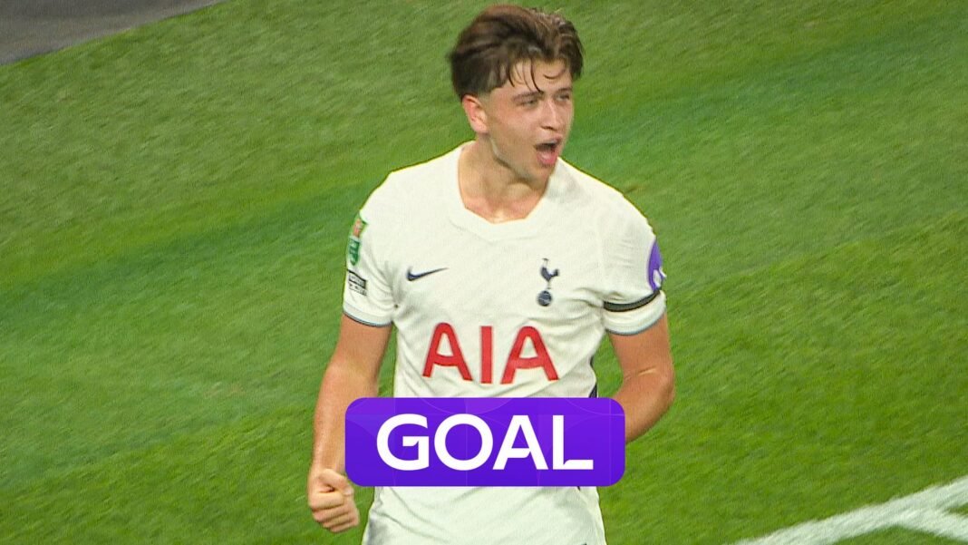 Mikey Moore fires Spurs ahead against Charlton
