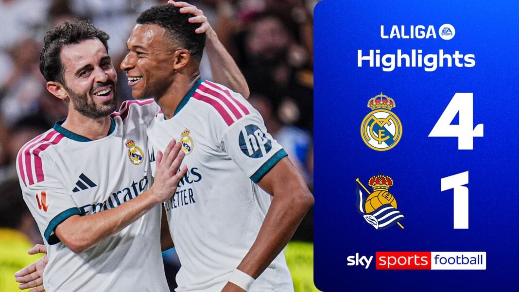 Real Madrid 4-1 Real Sociedad | LALIGA highlights