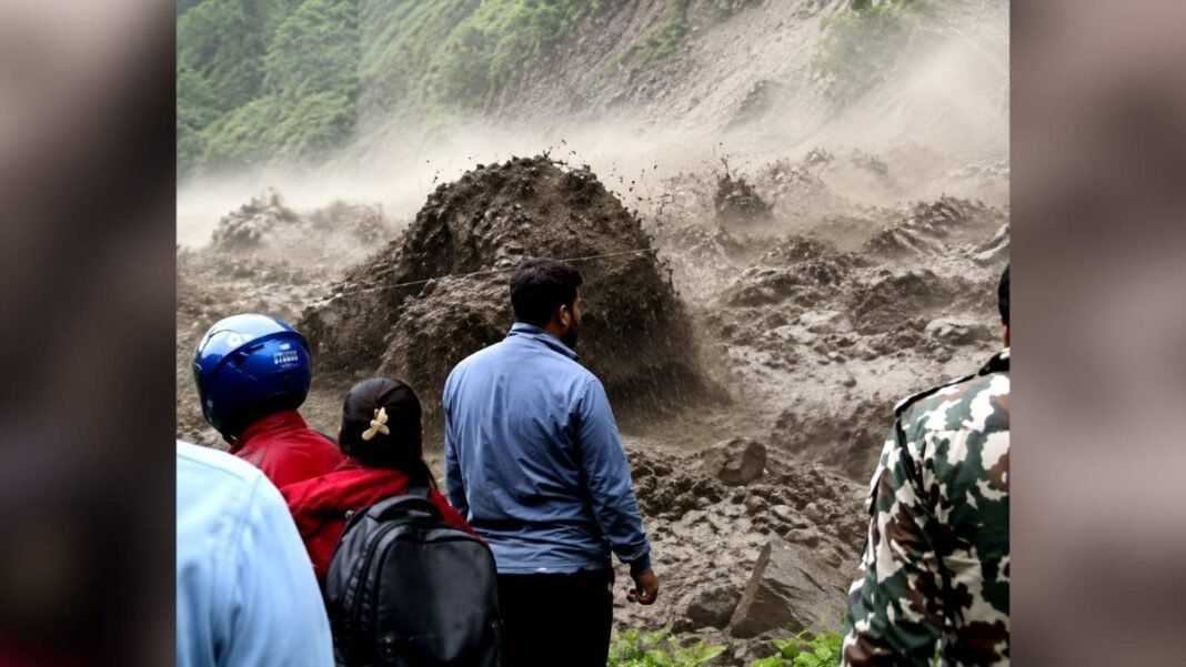 Video: Man captures Nepal flood, then flees for cover; phone keeps recording chaos