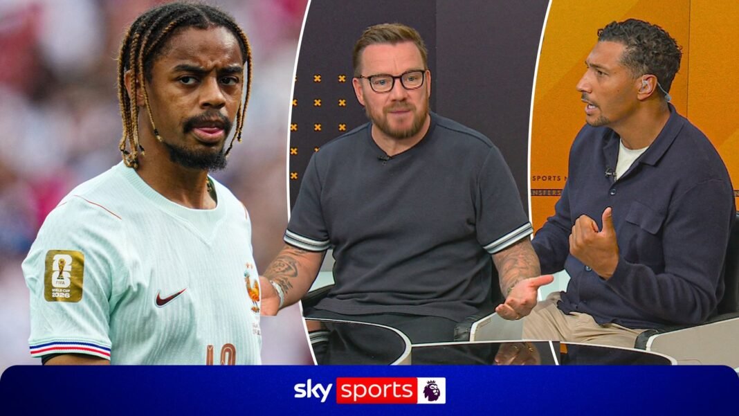 Jamie O’Hara and Jay Bothroyd get HEATED over Liverpool signing Barcola! | Football News | Sky Sports