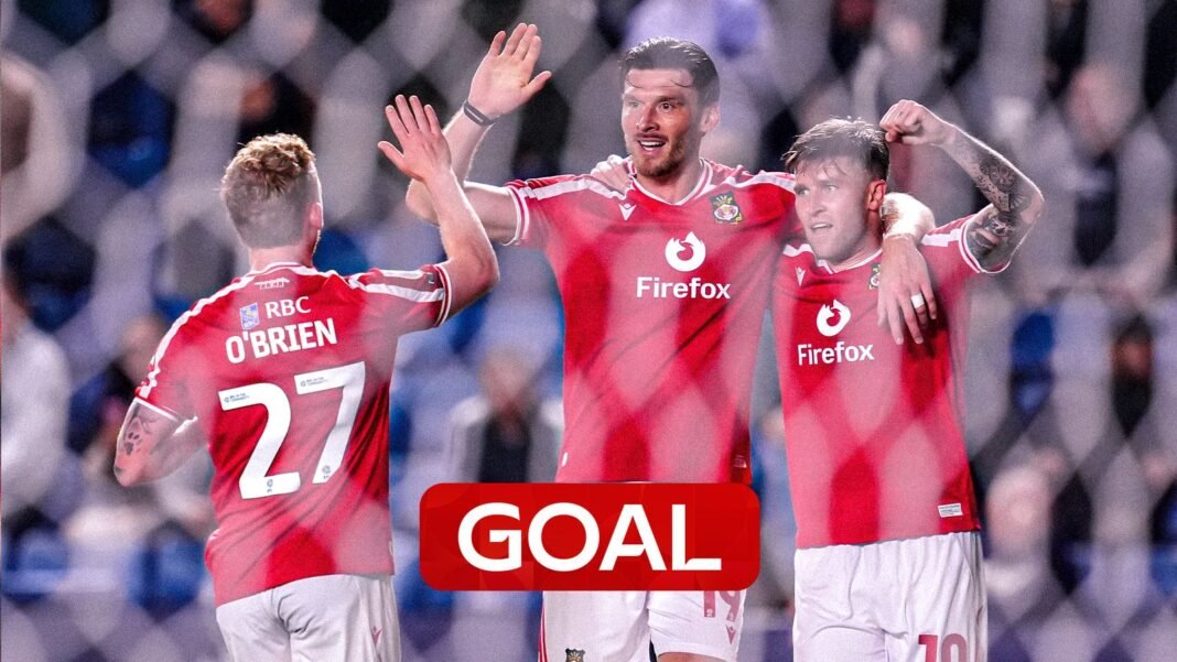 Millwall vs Wrexham: Kieffer Moore doubles Red Dragons’ lead | Football News | Sky Sports
