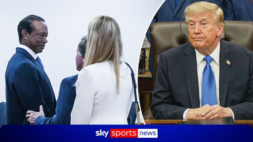 US President Donald Trump calls Tiger Woods plea agreement ‘very fair’ | Golf News | Sky Sports