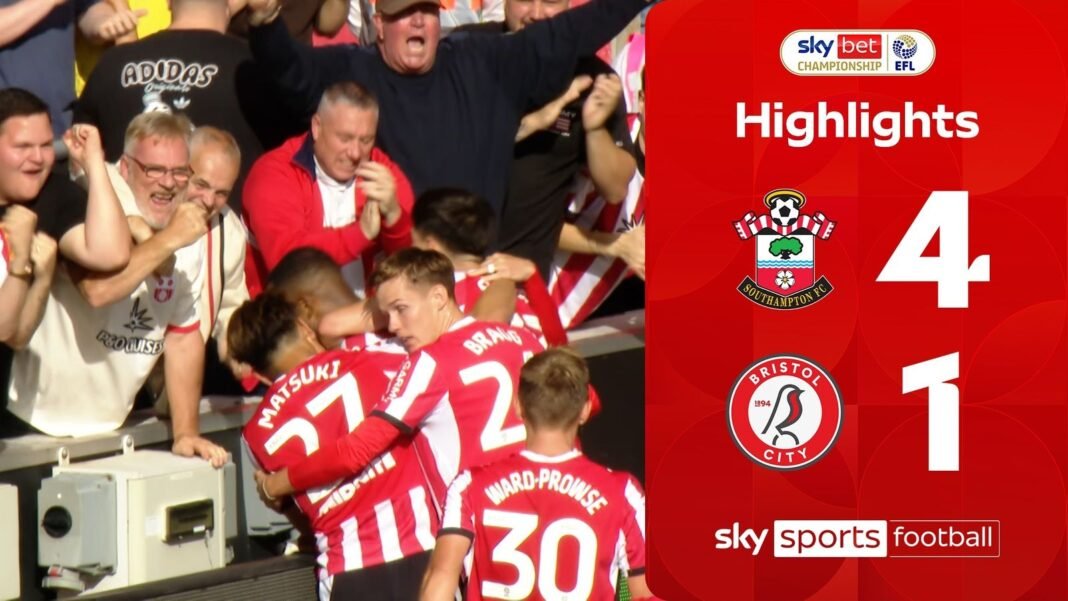 Southampton 4-1 Bristol City | Championship highlights
