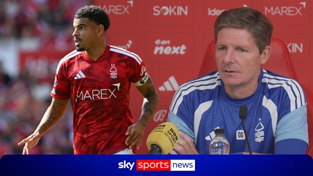 Nottingham Forest latest: Oliver Glasner backs Morgan Gibbs-White for England return