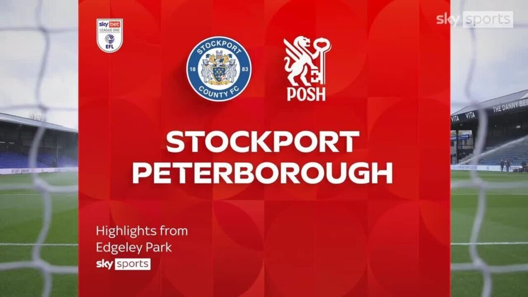 Stockport County 1-0 Peterborough United | League One highlights
