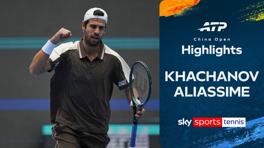 Karen Khachanov vs Felix Auger-Aliassime | China Open highlights