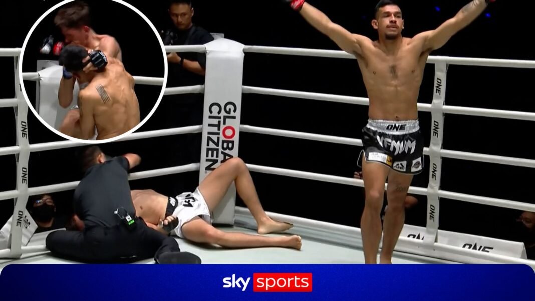 ONE Championship: Huge right hand lands flush for emphatic KO!