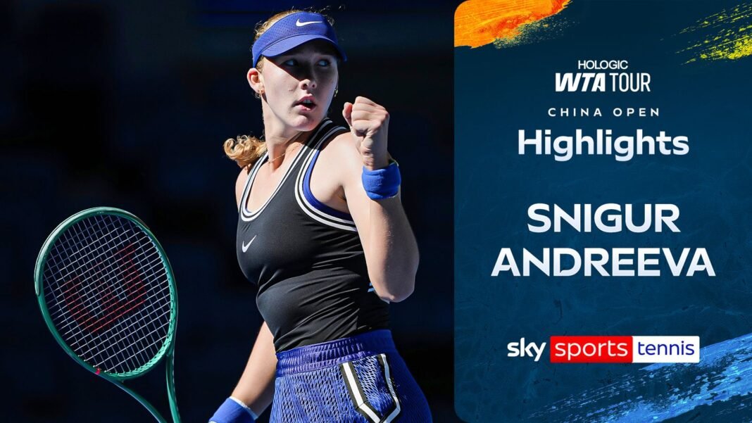 Daria Snigur vs Mirra Andreeva | China Open highlights