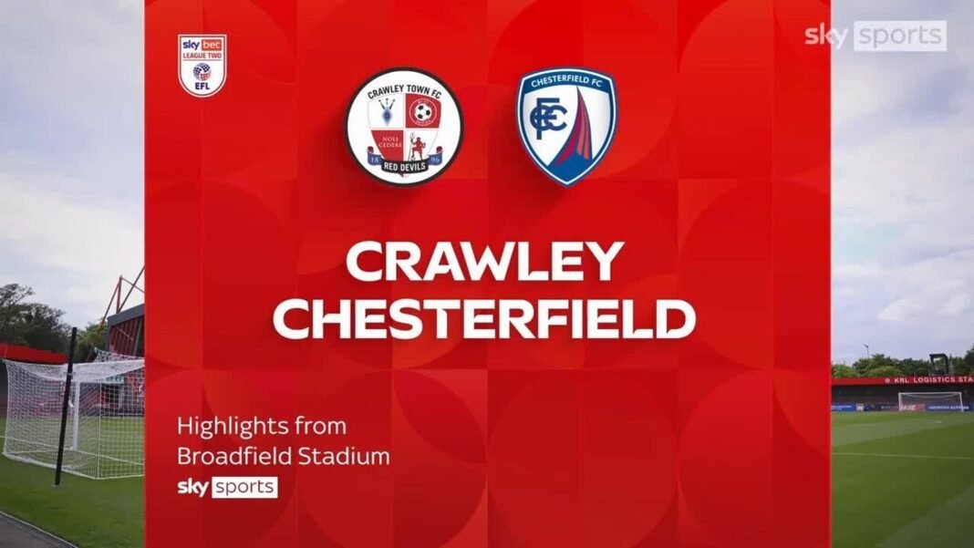 Crawley 2-2 Chesterfield | League Two highlights